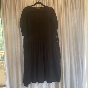 Lane Bryant Black Dress with Pockets Size 26 NWT
